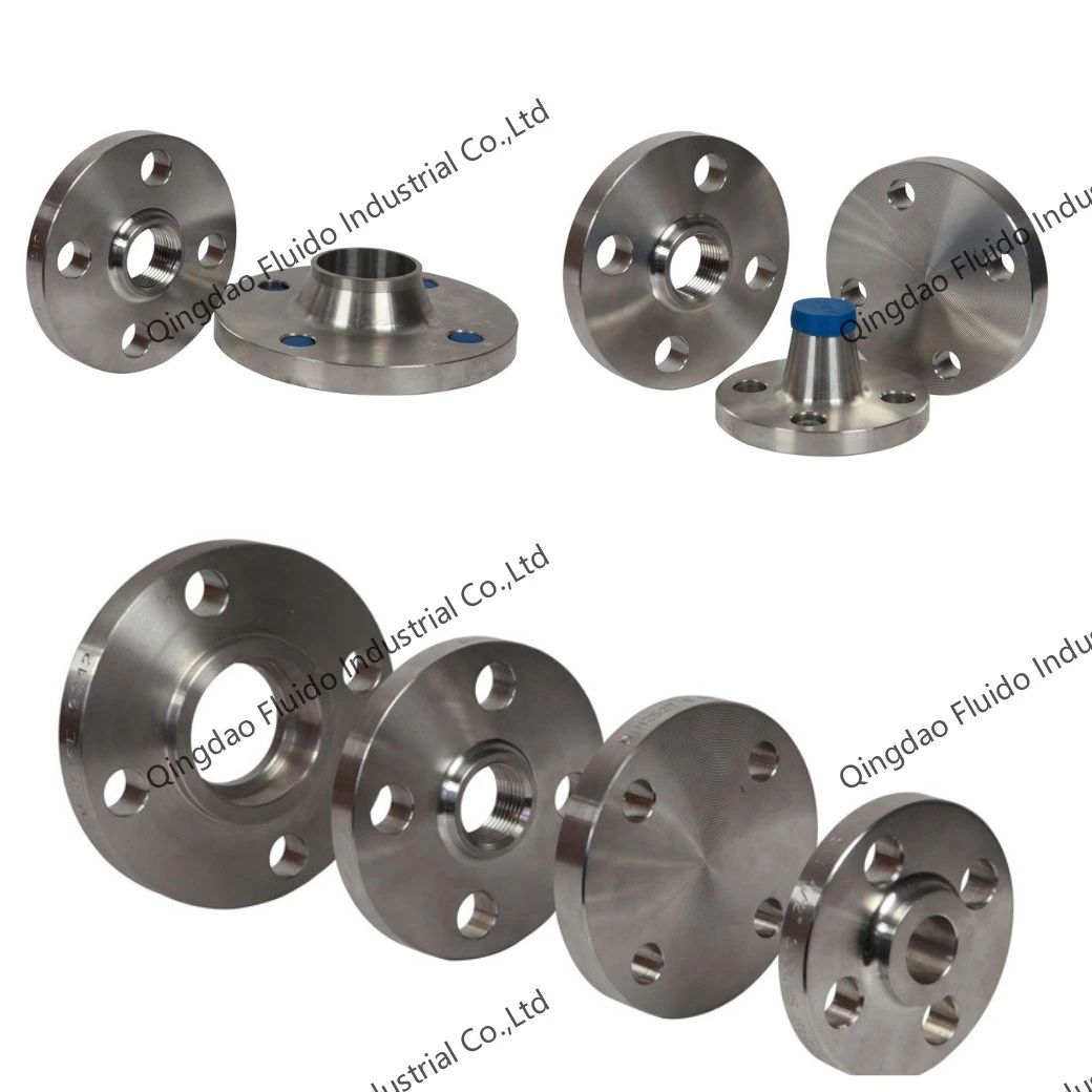 OEM Manufacturers Custom Carbon Steel Titanium Stainless Steel 304 Weld Neck Flange