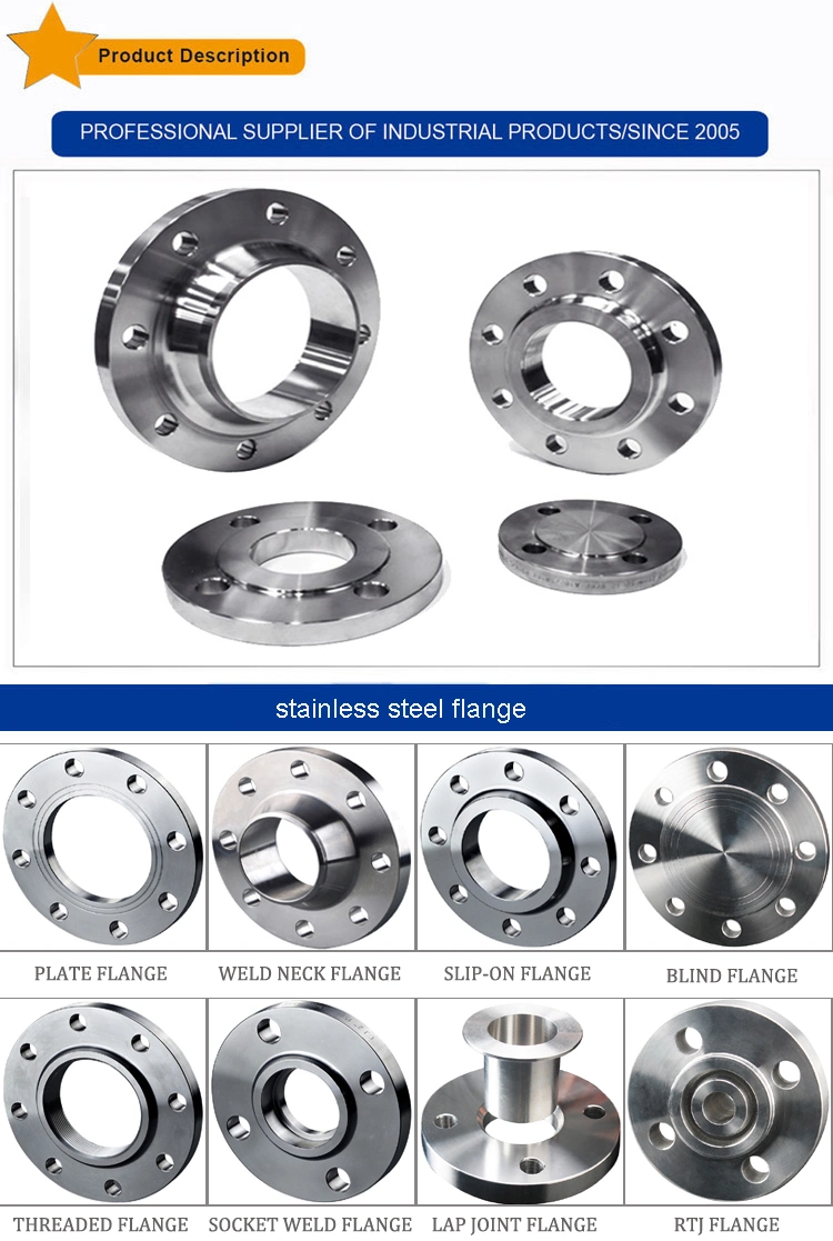 ASTM B16.5 Class 150 Class 300 Titanium Lap Joint Stub End Butt Weld Fitting Lap Joint Flange