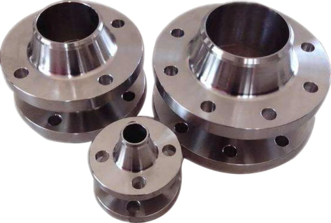 1/6OEM Manufacturers Custom Carbon Steel Titanium Stainless Steel 304 Weld Neck Flange