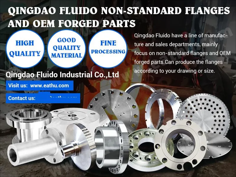 OEM Manufacturers Custom Carbon Steel Titanium Stainless Steel 304 Weld Neck Flange