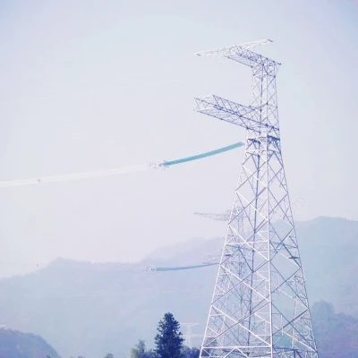 torre de línea de transmisión de terminal de energía eléctrica de 132kv, precio de torre de transmisión de energía